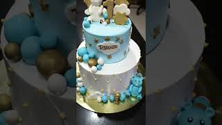 Fondant teddy bear and star Badal cake design chef Sunil Kumar yadav skysunilkumaryadav please 🥺❤️ [upl. by Esilana]