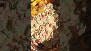 Viral Smashed Potato Salad 🥔 MUST TRY ❤️ [upl. by Akiria]