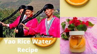 HOW TO MAKE RICE WATER AUTHENTIC YAO WOMEN RECIPE [upl. by Paz852]