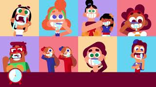 The Tooth Brushing Song  2minute tooth brushing song for kids [upl. by Eldreeda]