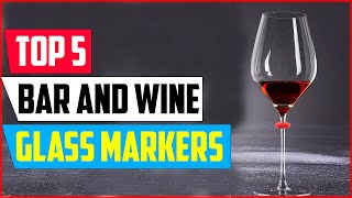 The 5 Best Bar And Wine Glass Markers of 2024 [upl. by Nosam]