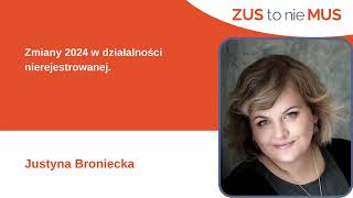 Zmiany 2024 w działalności nierejestrowanej [upl. by Hasile]