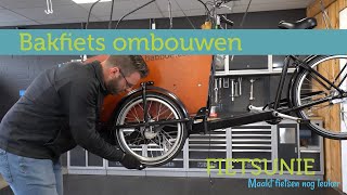 Bakfiets ombouwset Dualdrive voor Baboe Vogue Bakfietsnl  Ebakfiets [upl. by Sasha761]