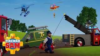 Fire Truck and Vehicle Rescues  Fireman Sam Official 1 hour compilation  Cartoon for kids [upl. by Doralia]