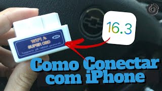 Como Conectar o Mini Scanner OBD2 ELM327 WIFI com iPhone  Até iOS 163 🍎 [upl. by Gillian799]