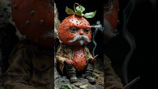 Strawberry man 🍓🍓🍊🍋🫐 Fruit Man shorts ytshorts nature kids fruit fruitman [upl. by Aderb]