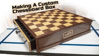 Making a Custom Chess Board Box With VCarve Inlay 4k [upl. by Neraj810]