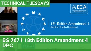 ECA Technical Tuesdays  BS 7671 18th Edition Amendment 4 DPC [upl. by Beekman]