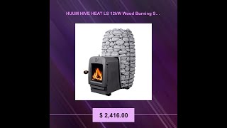 HUUM HIVE HEAT LS 12kW Wood Burning Sauna Stove [upl. by Enomis]