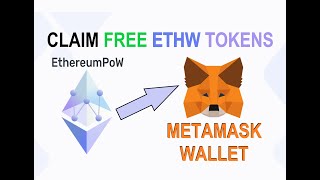 How to Setup MetaMask Wallet to Claim FREE ETHW Tokens  Ethereum PoW Blockchain [upl. by Melas]