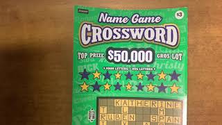 NAME GAME CROSSWORD OLG ONTARIO LOTTERY [upl. by Zelazny]