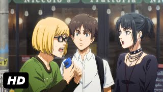 Escena Post Créditos Shingeki no Kyojin The Last Attack Pelicula Completa  Eren Mikasa y Armin [upl. by Alenairam645]