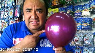 globo color vino como hacerlo oscuro GLOBOS CHASTY [upl. by Melleta]