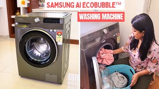 Samsung AI Ecobubble™ Washing Machine  Best and Intelligent Front Load Washing Machine [upl. by Ace]