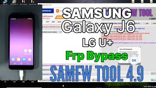 Samsung Galaxy J6 LG U  Frp Bypass Free Tool SamFw Tool 49 [upl. by Anitnerolf]