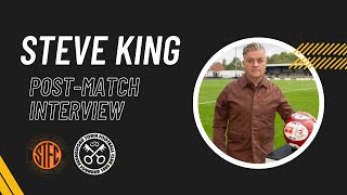 Steve King  Shifnal Town post match interview [upl. by Cecily]