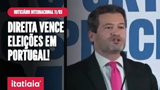 CENTRODIREITA VENCE AS ELEIÇÕES LEGISLATIVAS EM PORTUGAL  NOTICIÁRIO INTERNACIONAL [upl. by Friedman265]