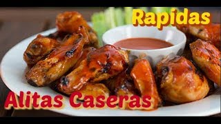 COMO HACER ALITAS DE POLLO EN BBQ  FACIL Y DELICIOSAS [upl. by Camala]