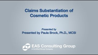 Claims Substantiation of Cosmetic Products [upl. by Penny]