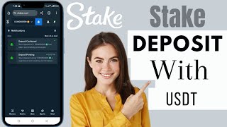 How To Deposit Money In Stake With USDT  Stake USDT Deposit [upl. by Ik]