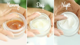 HOW TO MAKE EYE CREAM NATURALLY  DIYs For Morning Day amp Night [upl. by Anelac126]