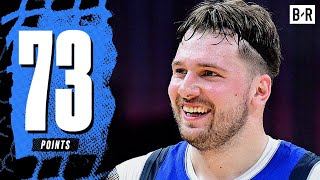 Luka Doncic Drops 73 Points vs Hawks 4th Highest Scoring Game in NBA History 🔥 [upl. by Tonina]