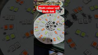 Multi colour Led Bulb घर पर बनाना सीखें  Electronics Verma [upl. by Auehsoj]