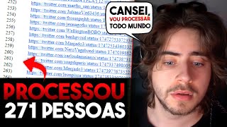 O CELLBIT METEU PROCESSO EM 271 CONTAS DO TWITTER ESCUTACELLBIT [upl. by Nafets492]