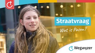 Wat is Pasen  Straatvraag [upl. by Esinev]