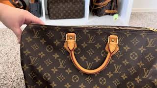 Vintage Louis Vuitton Speedy 40 Unboxing from Japan [upl. by Ivor]