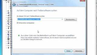 DE  TK5000  Installation  USB Treiber Win 7 64BIT [upl. by Eeliak]