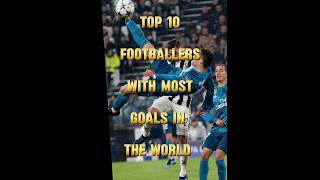 Top 10 Footballers with Most Goals in History [upl. by Mccready32]