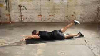 Bodyweight Swimmers  Core Exercise for the Back [upl. by Deni]