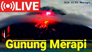 Live Merapi  Indonesias Mount Merapi  Volcano Eruption [upl. by Nigel]