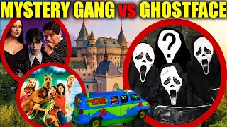 Scooby Gang UNMASKS GHOSTFACE at The Addams Family Castle [upl. by Deyas561]