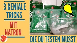 3 geniale Tricks mit Natron für Haushalt Wäsche und Genuss [upl. by Nnaassilem]