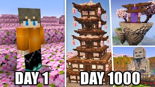 I Survived 1000 Days in Hardcore Minecraft FULL MINECRAFT MOVIE [upl. by Crean]