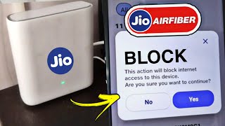 Solution  How to block any device in jio airfiber  Jio airfiber me device ko block kaise kare [upl. by Aleksandr]