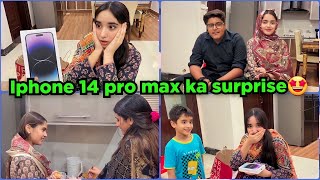 Arosha ko iphone 11 lga 😩gol gappa challenge ki tyari😊 [upl. by Ijneb]