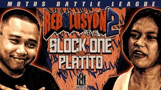 Motus Battle  Slock One vs Platito [upl. by Atalayah430]