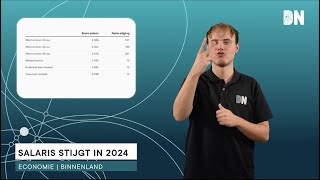 Salarissen stijgen in 2024 vooral mensen met minimumloon [upl. by Porche]