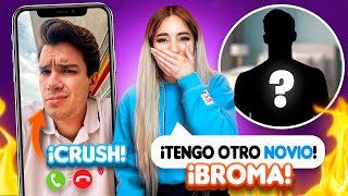 LE DIGO A MI CRUSH QUE ESTOY SALIENDO CON ALGUIEN MÁS Y ASI REACCIONA 😳 BROMA EXTREMA [upl. by Yllitnahc]