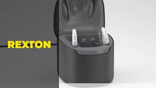 How to charge a RICSR device with Charging Station  REXTON Hearing Aids [upl. by Lanaj]