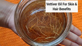 DIY Vetiver Essential oil for Hair and Skin  One oil for whole Body goodness [upl. by Phare948]