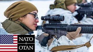 US Marine Corps NATO Joint winter military exercise in Norway [upl. by Ayaros]