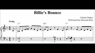 F blues Billies Bounce sheet music [upl. by Treborsemaj]