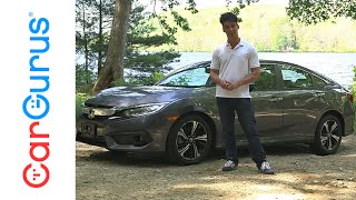 2016 Honda Civic  CarGurus Test Drive Review [upl. by Euphemie]