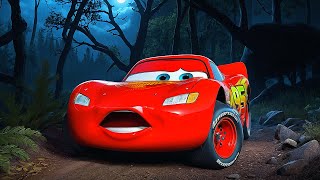 Frightened Lightning McQueen Got Lost in a SCARY amp DARK FOREST  Pixar Cars [upl. by Sirovaj893]