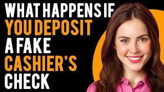 What Happens If You Unknowingly Deposit A Fake Cashiers Check How To Avoid Fake Check Scams [upl. by Notsecnirp612]