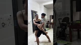 The best way to save yourself😂🤣Daily life of a couple funny couple Family natuanfamily [upl. by Hertz527]